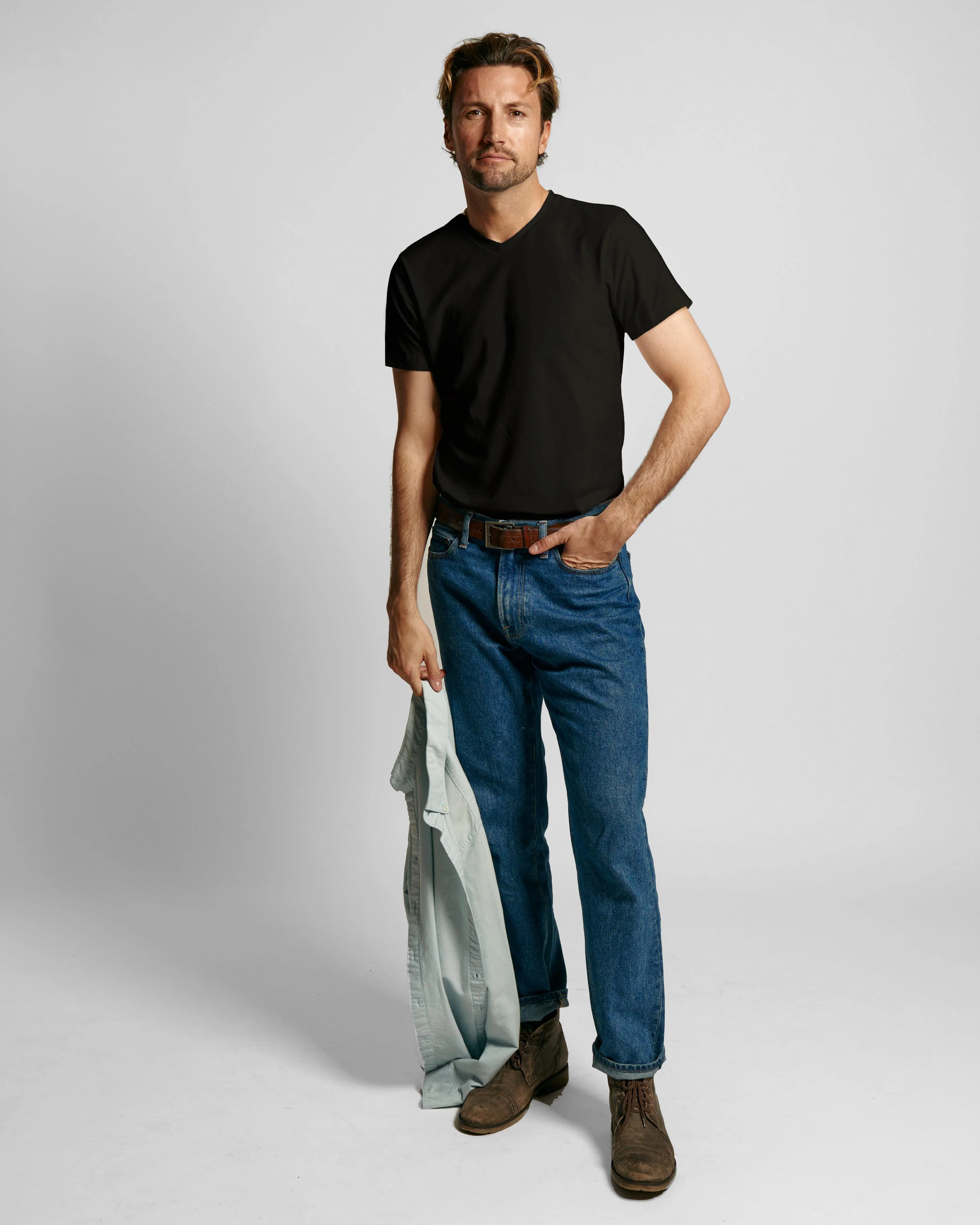 Sweat Defender V-Neck Undershirt - Black - Image 4