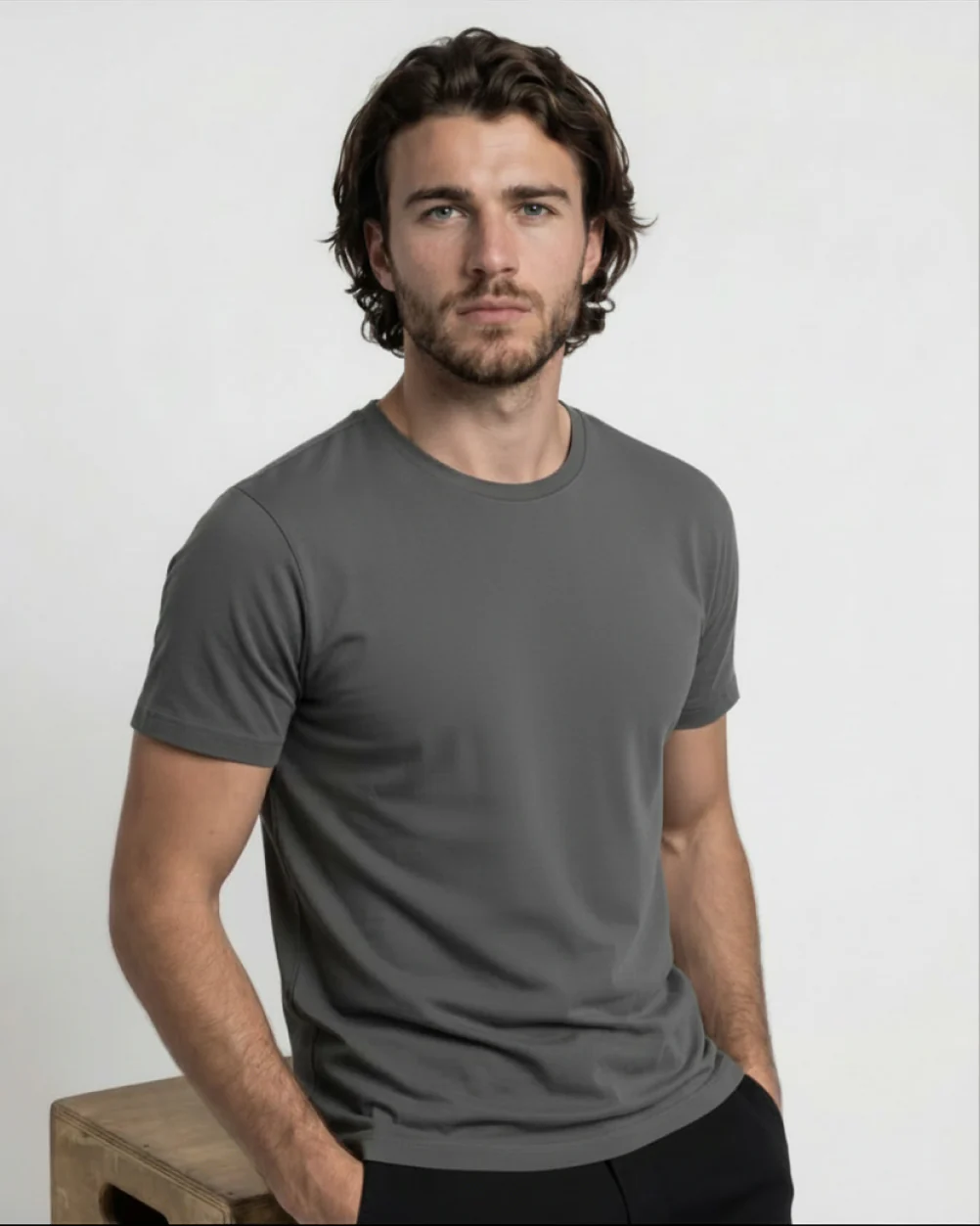 Sweat Defender Crew - Asphalt - Image 5