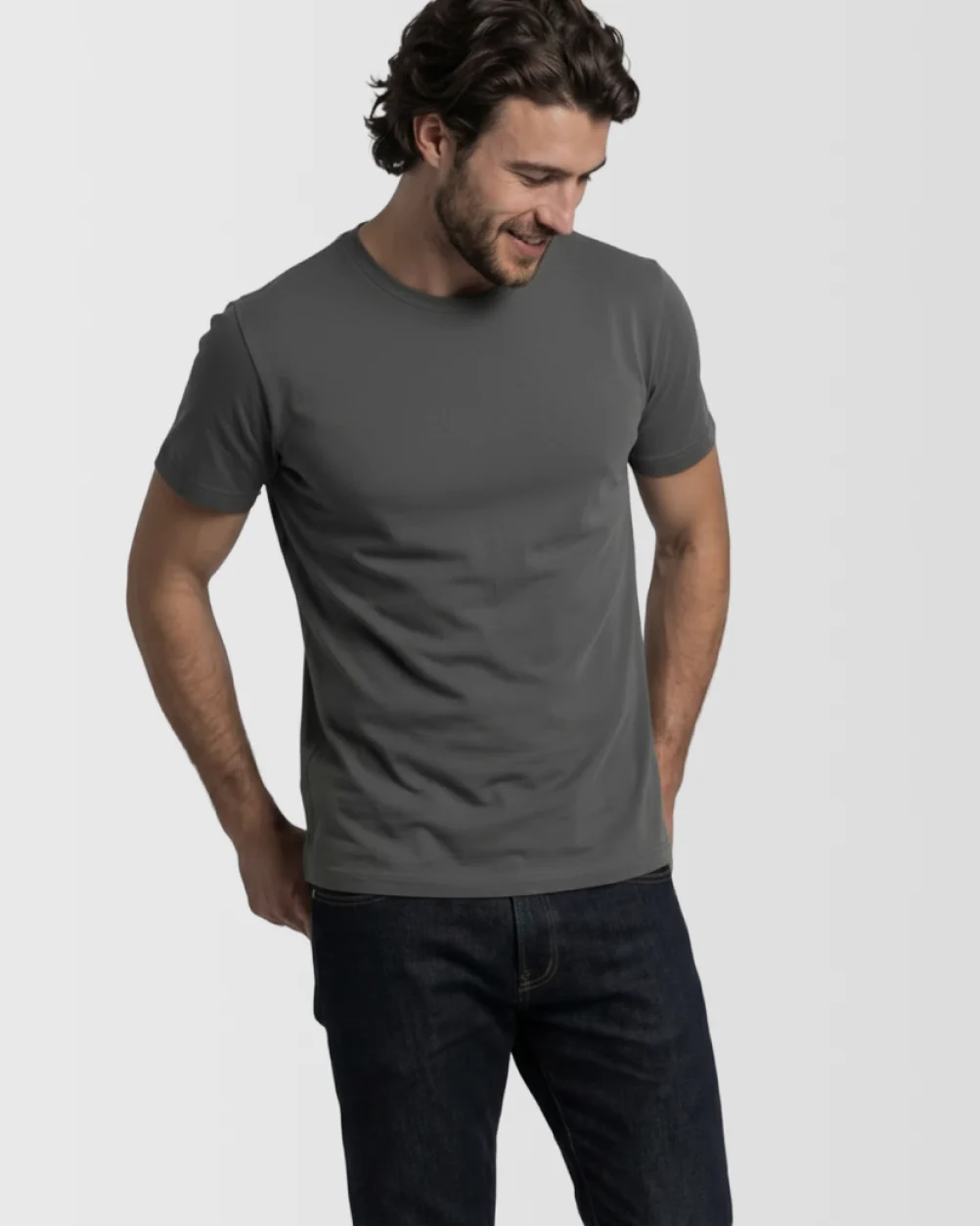 Sweat Defender Crew - Asphalt - Image 3